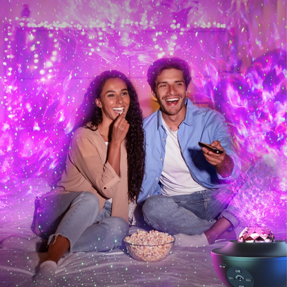 Galaxy Projektör 21 çeşit renk Işık (Uzaktan Kumandalı & Bluetooth)